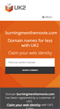 Mobile Screenshot of burningmenthemovie.com